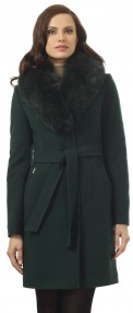 Пальто женское зимнее Авалон ,темно-хвойный цвет 2115 ПЗ WT8